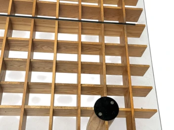 XL Kyoto Graphic Coffee Table by Gianfranco Frattini for Ghianda / Knoll, 1974